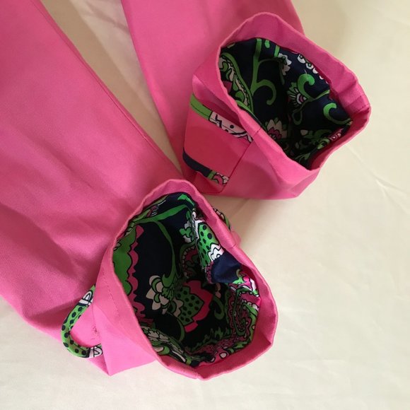 Lilly Pulitzer Ally NEW?  Belted Trench Coat Barbie Pink Color Barbiecore Size 4 - Picture 12 of 16